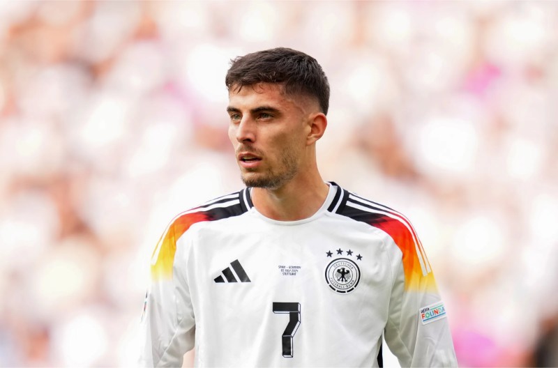 Kai Havertz giữ vai trò trung tâm hàng công