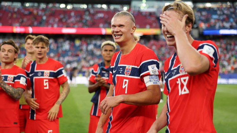 Erling Haaland giúp ĐT Na Uy hủy diệt Iraq 3 Na Uy nhiều cơ hội giành vé đi tiếp
